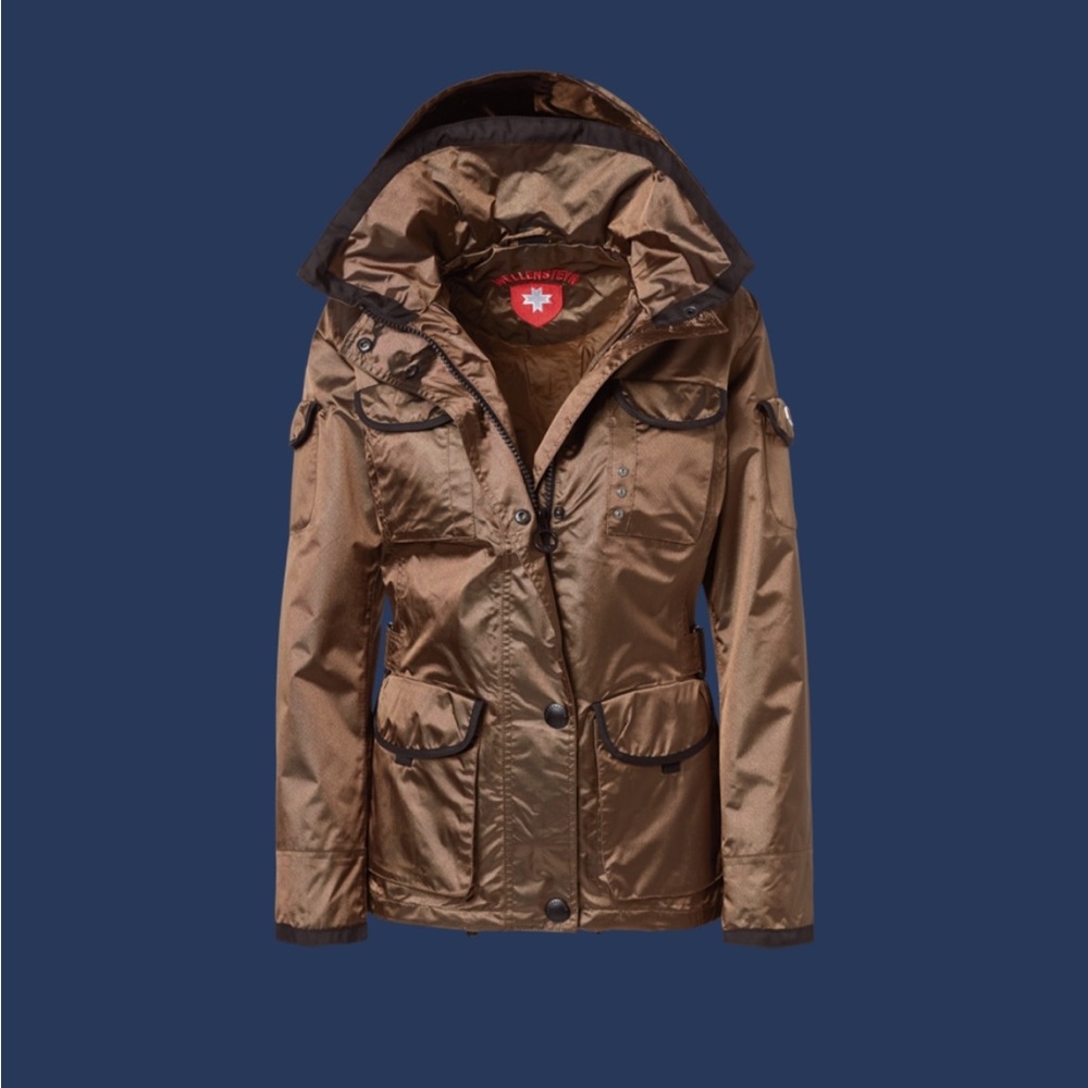Wellensteyn women’s size small revolution jacket in copper. spray-air tech